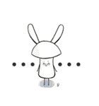 キノコうさぎ（個別スタンプ：7）
