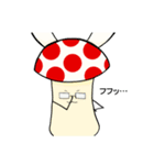キノコうさぎ（個別スタンプ：8）