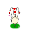キノコうさぎ（個別スタンプ：13）