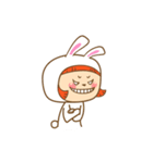 chicken and rabbit cute（個別スタンプ：5）
