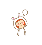 chicken and rabbit cute（個別スタンプ：11）