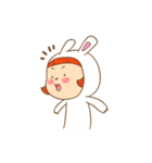 chicken and rabbit cute（個別スタンプ：19）