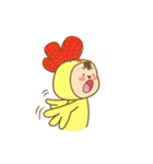 chicken and rabbit cute（個別スタンプ：25）