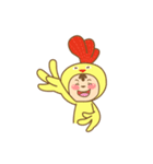 chicken and rabbit cute（個別スタンプ：31）