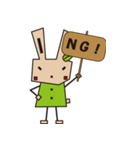 もくうさぎ♪（個別スタンプ：1）