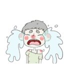 Cute reaction girls (ENG)（個別スタンプ：8）