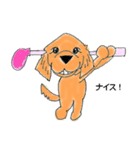 wankosobagolufu（個別スタンプ：3）