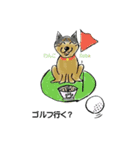 wankosobagolufu（個別スタンプ：4）