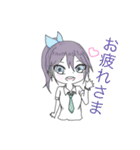 学校のじょしたち！（個別スタンプ：8）