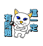 Blue-eyed white cat（個別スタンプ：2）