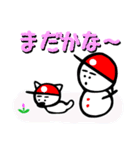 春待ち雪だるま ver.1（個別スタンプ：26）