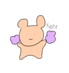 クマさんとうさぎさん（個別スタンプ：8）