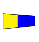 シンプル国際信号旗（個別スタンプ：5）