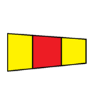 シンプル国際信号旗（個別スタンプ：10）