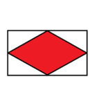 シンプル国際信号旗（個別スタンプ：16）