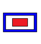 シンプル国際信号旗（個別スタンプ：33）