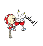 水玉・サルーちゃん！ 夏！！（個別スタンプ：9）