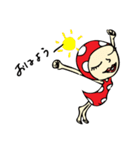 水玉・サルーちゃん！ 夏！！（個別スタンプ：11）