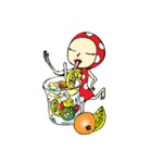 水玉・サルーちゃん！ 夏！！（個別スタンプ：21）