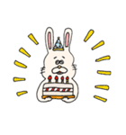 うさぎどんのラッキースタンプ（個別スタンプ：4）