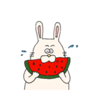 うさぎどんのラッキースタンプ（個別スタンプ：37）