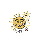 太陽君であいさつしてね。（個別スタンプ：7）