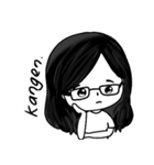 Glasses couple #2（個別スタンプ：1）