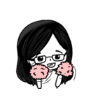 Glasses couple #2（個別スタンプ：8）