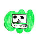 四角い顔【いろんな言葉】（個別スタンプ：12）