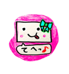 四角い顔【いろんな言葉】（個別スタンプ：20）