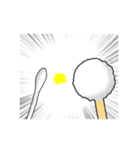 耳かきの頭についてるもふもふ（個別スタンプ：10）