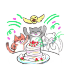 三匹のネコ（個別スタンプ：20）