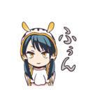 好奇心旺盛な元気ハツラツ娘！淡島うみね（個別スタンプ：8）