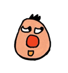 Red nose man and Cc（個別スタンプ：4）