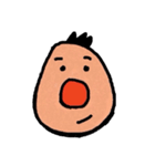 Red nose man and Cc（個別スタンプ：13）