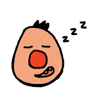 Red nose man and Cc（個別スタンプ：17）