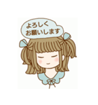 癒し系かわいい女の子スタンプ2（個別スタンプ：11）