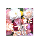 薔薇の花♡アソート11_挨拶メッセージ（個別スタンプ：14）