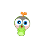 Daily life of baby caterpillar 'Ggomi'（個別スタンプ：20）