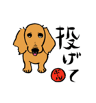 愛犬ゴールデンとダックス（個別スタンプ：30）