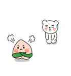 BEAR ＆ PEACH（個別スタンプ：18）