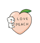 BEAR ＆ PEACH（個別スタンプ：27）