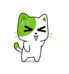 Greeny crazy cat（個別スタンプ：11）
