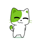 Greeny crazy cat（個別スタンプ：13）