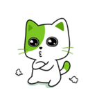 Greeny crazy cat（個別スタンプ：26）