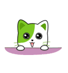 Greeny crazy cat（個別スタンプ：28）