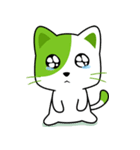 Greeny crazy cat（個別スタンプ：37）