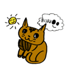 小学生にこが描く！ネコ（個別スタンプ：5）