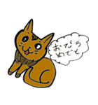 小学生にこが描く！ネコ（個別スタンプ：6）