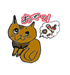小学生にこが描く！ネコ（個別スタンプ：8）